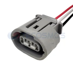 Waterproof 3 - Pin Automotive Connector - Female Oval Plug (1PCS With Wire)