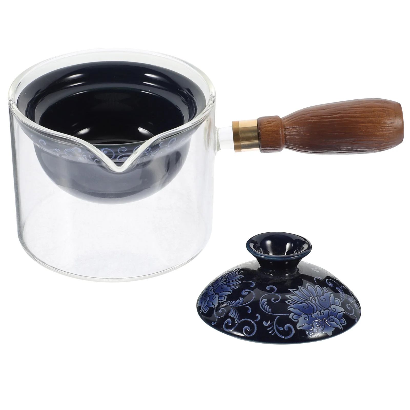 

Rotating Teapot Chinese Style Travel 360 Degree Rotation Kung Fu Teapot Tea Brewing Pot