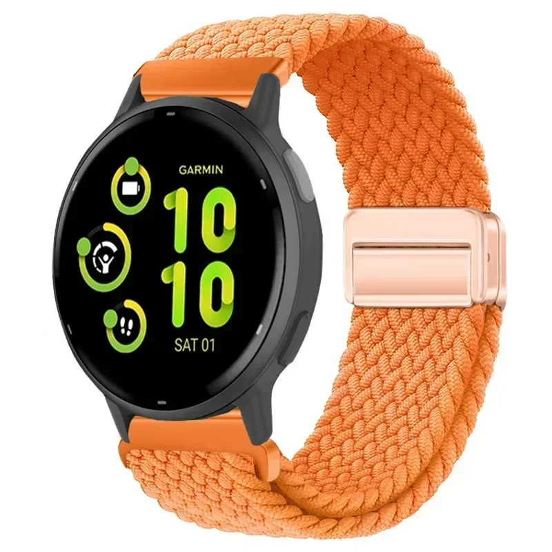 Braided Nylon Loop Strap with Magnetic Closure