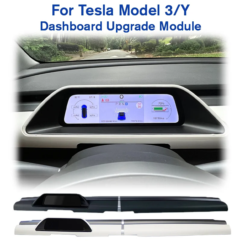 Für Tesla Modell 3 Y Dashboard Upgrade Modul mit Instrument Display  Integrierte Display Modell 3 Y 2017-2022 2023 auto Zubehör - AliExpress