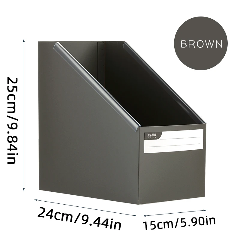 Versatile Foldable Desktop Storage Box for Books and Office Supplies