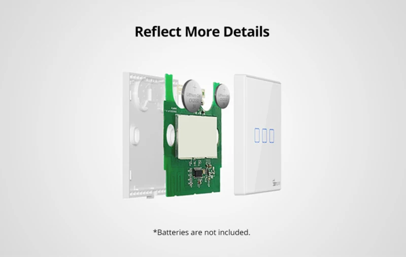 SONOFF-Interruptor de Luz de Parede Sem Fio,