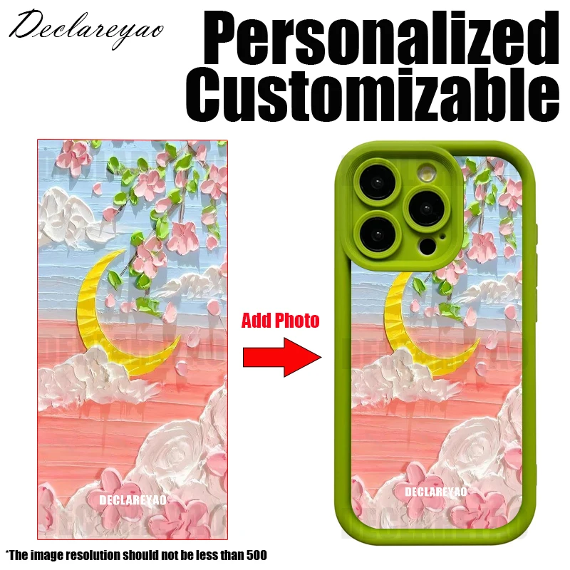 Personalisierte DIY individuelle Foto individuelle Hülle für Apple iPhone 16 Pro Max 15 14 Plus 13 12 Mini 16e Cover Bild Silikon weich – Detail 6