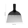 Steel Flat Shovel Multi-Functional Garden Scraper Shovel Rust Resistant Weed Cleaning Shovel for Gardening Weeding Transplanting 6