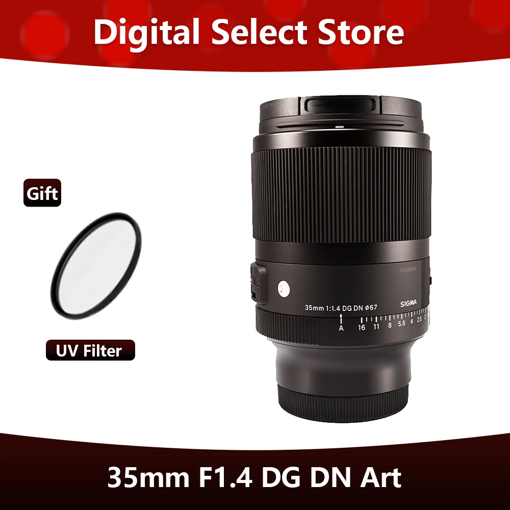 Nuovo Sigma 35Mm F1.4 Dg Dn Art Lens Full Frame Micro Single 35Mm F1.4 Lens Per Sony E Mount O L Mount