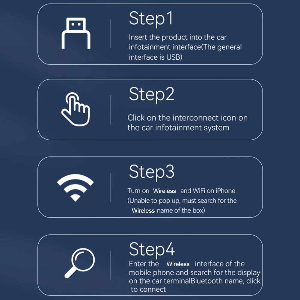 Mini 2 in 1 Android Carplay Wireless Adapter Auto Smart USB Dongle 5G WIFI Fast Connect Wireless Adapter For Audi Hyundai Jeep