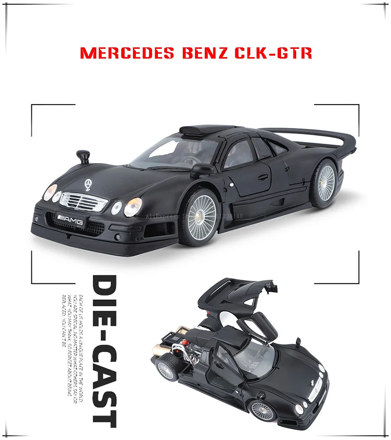 1/18 Maisto(マイスト) メルセデスCLK-GTRストリートバージョン マイスト ミニカー Mercedes Benz CLK GTR Street SV 1/18