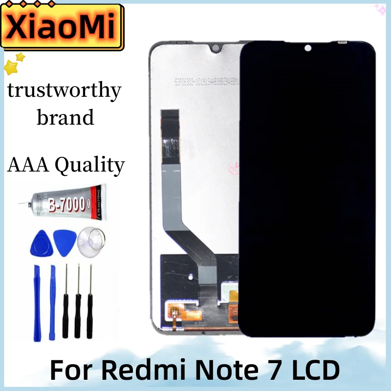 100% Testato 6.3 "Per Xiaomi Redmi Note 7 Display Lcd Touch Screen Di Ricambio Per Redmi Note 7 Pro Lcd Display Muslimex