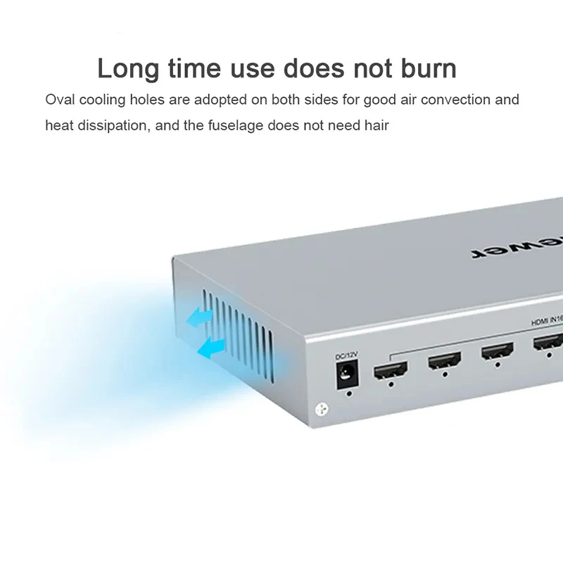 Фото HDMI мультипросмотр 16x1 HDMI экран мультипросмотр бесшовный переключатель 16 в 1 выход 1080P Quad мультипросмотр 4 6 8 16 PC разделитель экрана №5