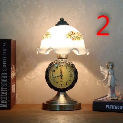 

Bedroom 8349 bedside table lamp with dimming switch, romantic, warm and luxurious, retro, simple and modern glass creativity