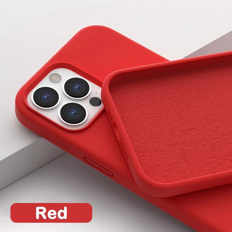 Premium Liquid Silicone Soft Phone Case - Elegant and Durable Protection