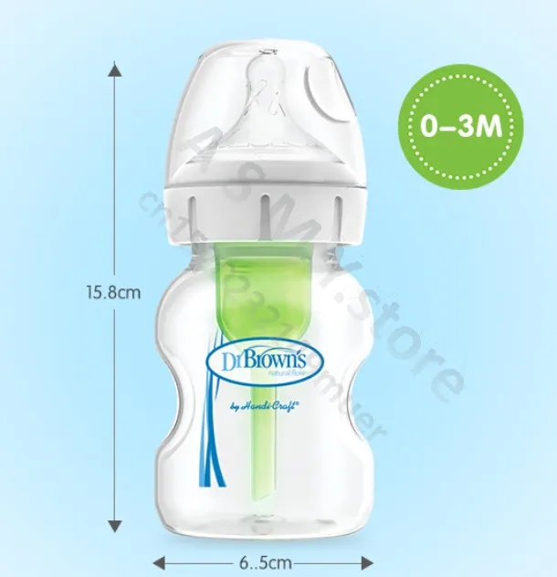 Dr. Brown's bottle / newborn / wide caliber / pp bottle / to prevent flatulence 150ML/270ML 3