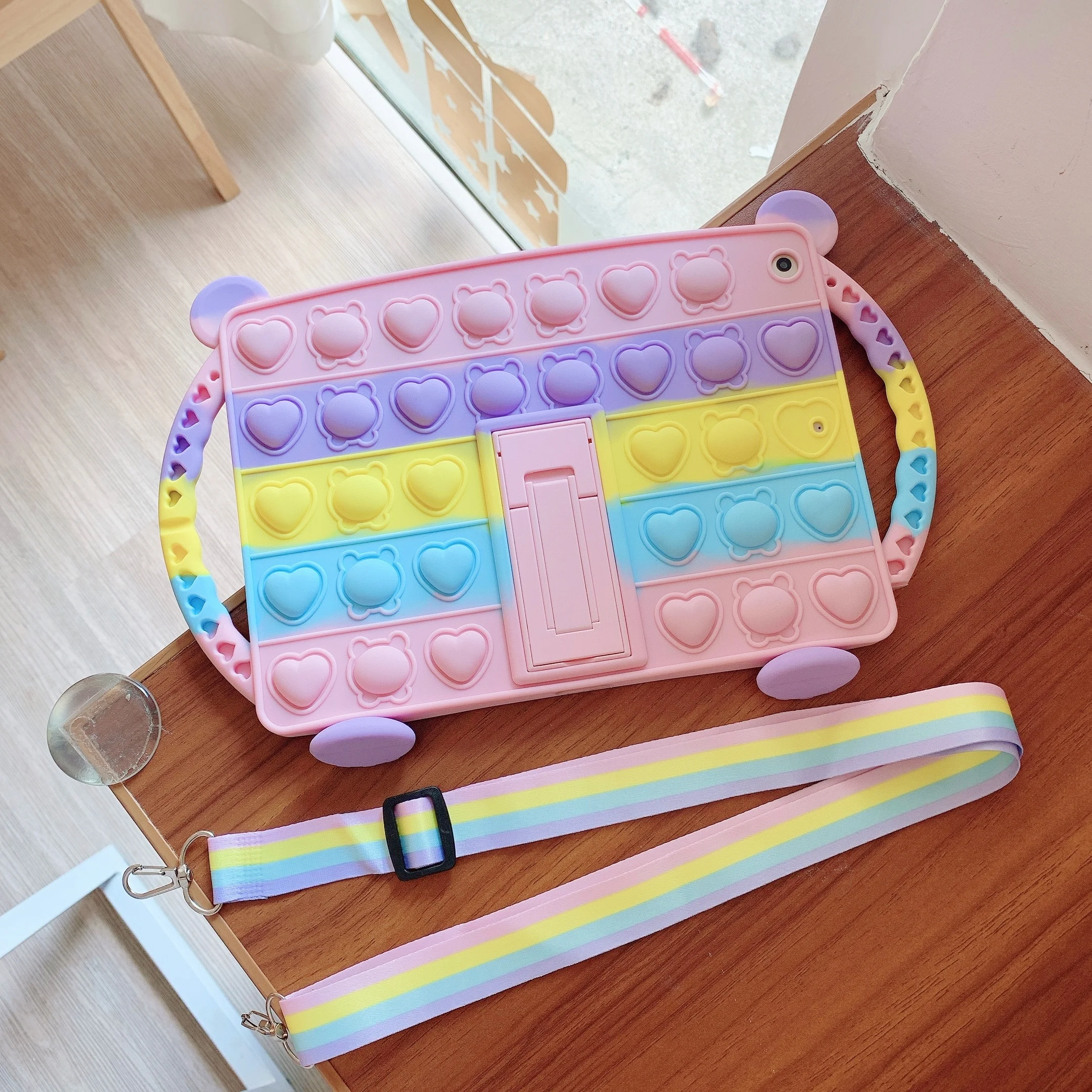 

360° Rotation Stand Tablet Case For Samsung Galaxy Tab A9 PLUS X210 X218U Kids Silicon Cartoon Cover For A9 8.7inch X110 X117