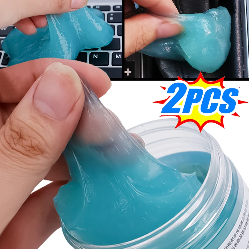 Car Interior Clean Magic Mud Universal Car Cleaning Soft Glue Efficient Dust Removal Gel Household Keyboard Desk Cleaning Tool