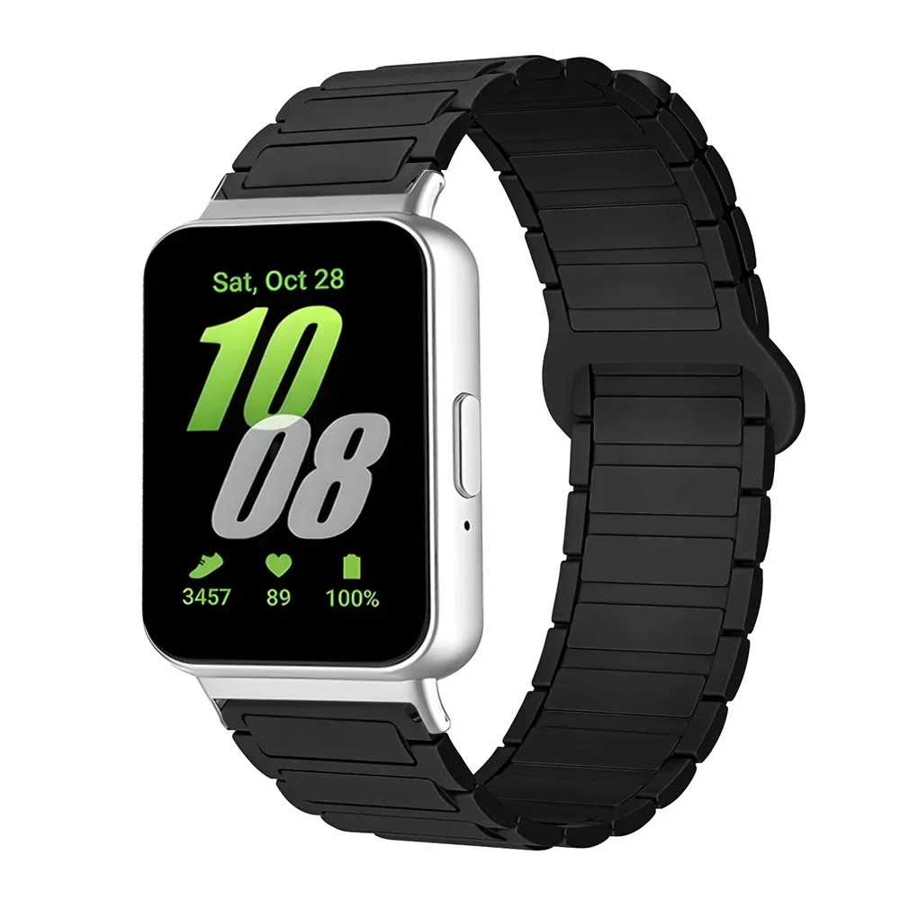 Sport Magnetic Silicone Strap for Galaxy Fit3 - Unisex Watch Band Accessory Bracelet