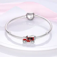Red Car Jeep Motorcycle Charm Pendant 925 Sterling Silver For Original Bracelet Bangle Jewelry Making Bead Accessories Wholesale 2