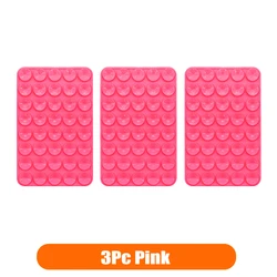 Silicone Suction Cup Multi - Functional Anti - Slip Phone and Tablet Holder (3 Pink)
