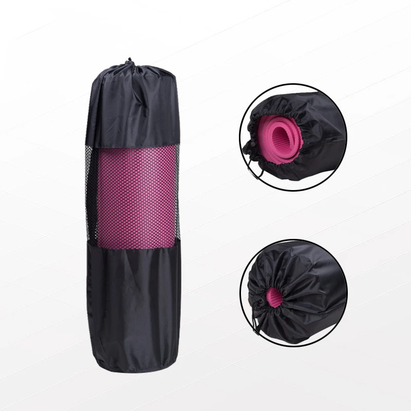 1 Pcs Yoga Mat Tas Oefening Fitness Carrier Nylon Mesh Center Verstelbare Riem Pilates Fitness Body Building Sportartikelen