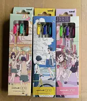 Uni Ball One Ink Gel Pen Set UMN-S 0.38mm JK School Limited Edtion Japan 1
