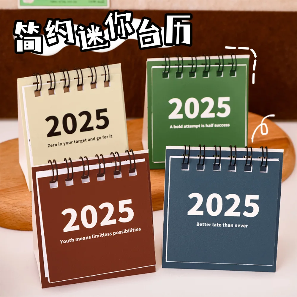 Desk Calendar Mini Simple Pocket Portable Daily Memo Calendar Planner Desktop Decoration
