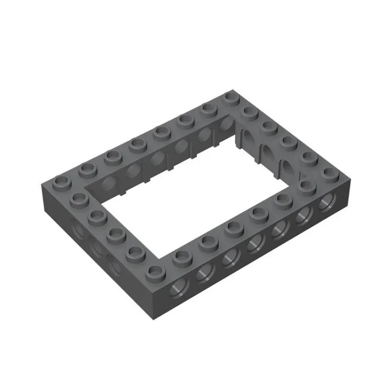 [6개입]【50g】 32532 6x8 천공 프레임 브릭, 어린이 DIY STEM 빌딩 블록 장난감, MOC 제작자 그룹을 위한 선물