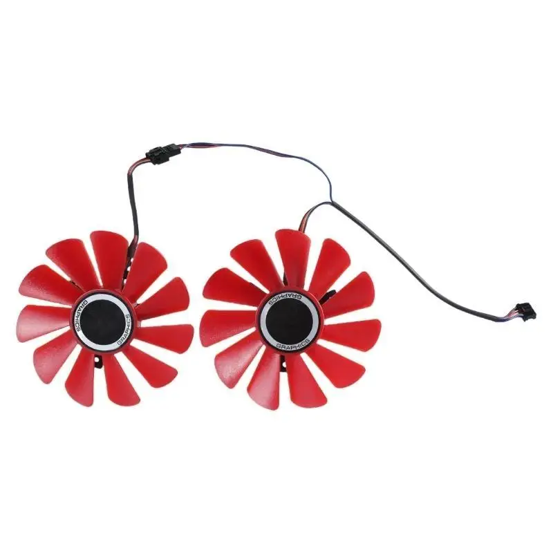 31BA 2PCS PC-Lüfter mit PWM-Steuerung und LED-Beleuchtung 4Pin-Anschluss FDC10U12S9C für Computer-Enthusiasten – Detail 1
