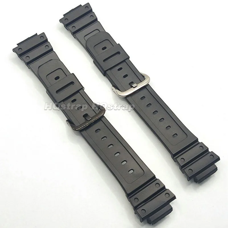 Waterproof Black Silicone Sport Strap - Universal Rubber Wristband