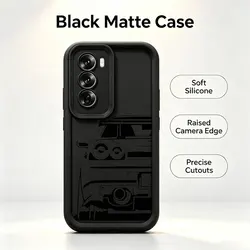 JDM Dream Car Shockproof Silicone Phone Case - Cool and Durable Design for OPPO Reno10 (XIE010093TY1)