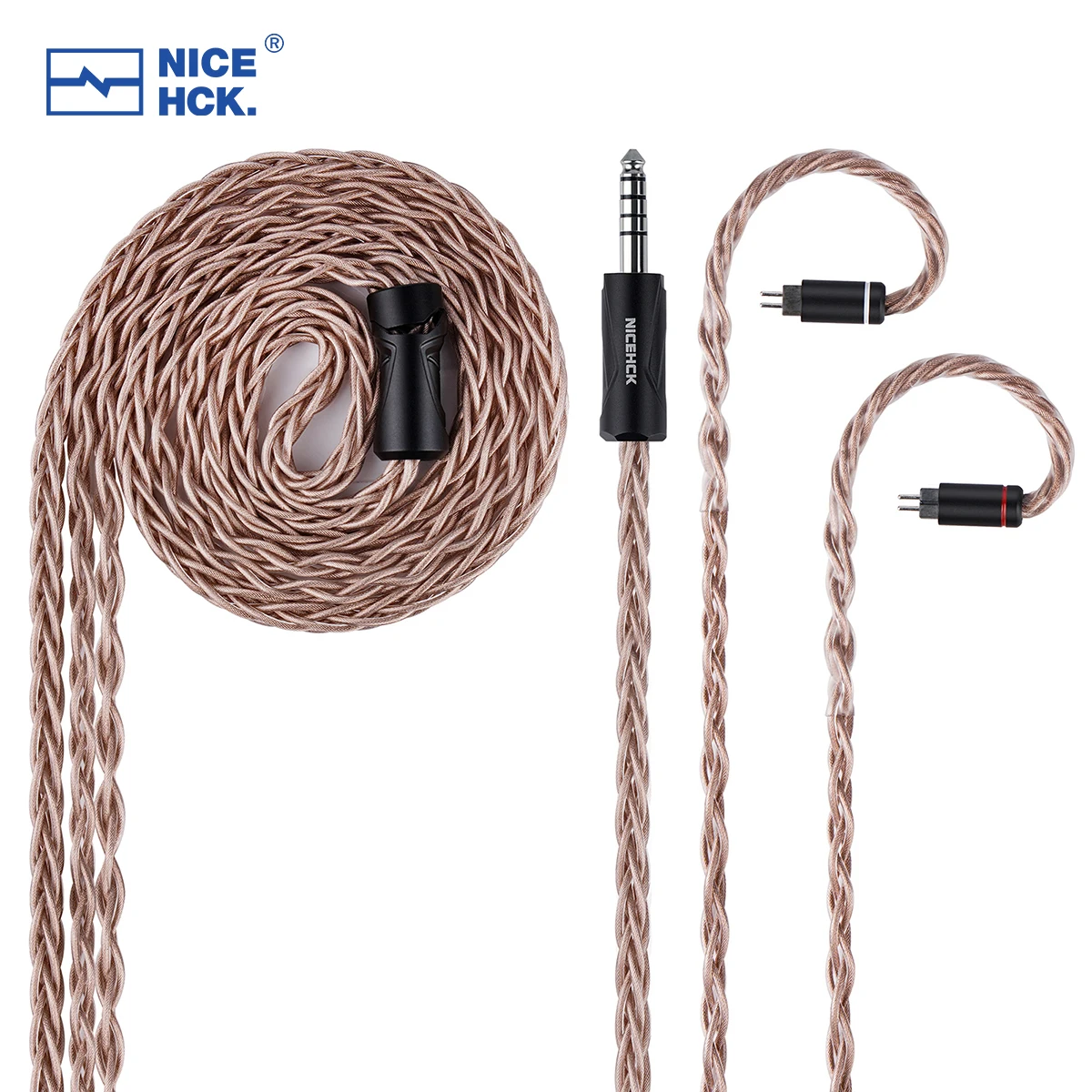 NICEHCK-純銀製のhifiケーブル,4.4mmジャック,2ピン,cantor v16