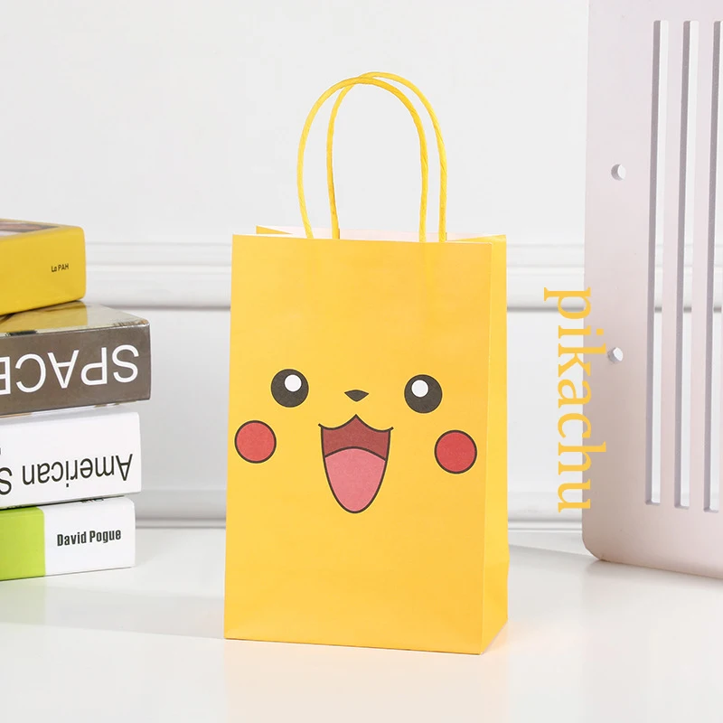 Pokemon Anime Peripheral Pikachu Theme Gift Bags - Animation