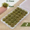 Self-Adhesive Static Grass Tufts For Miniature Scenery Wildflowers Flower Cafts Artificial Grass Modeling Wargaming DIY Handmade 2