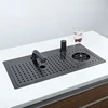 Nanometer Black Stainless Steel Sink for Cup Wash with Single Tank under the Bar Counter Kitchen Island 5