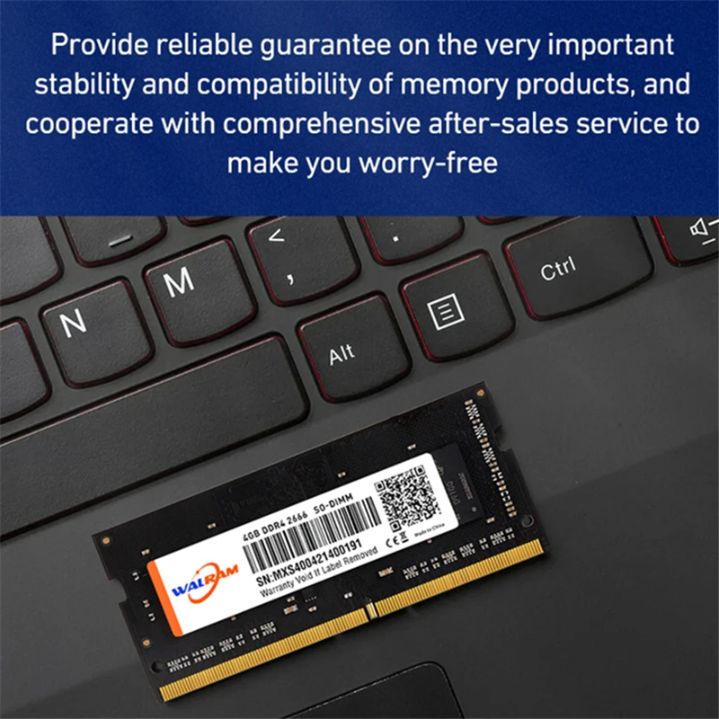 Kllisre DDR3 DDR4 8 GO 4GB 16GB ordinateur portable Ram 1333 1600 2400 2666  3200 DDR3L 204pin Sodimm de mémoire Pour Ordinateur Portable