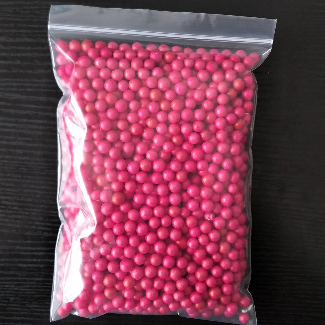 6–8 mm bunte Mini-Schaumperlen, Pellets, mehrfarbige Schaumstoffkugeln, Styropor-Styropor-Füller, Blasenkugel, Hochzeit, Party-Dekoration – Detail 6