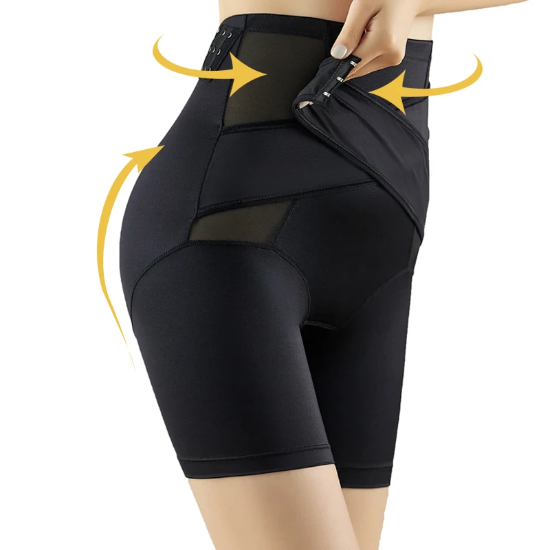 

Plus Size Women's Waist Trainer Body Shaper Tummy Control Shorts High Waist Flat Belly Panties Butt Lifter Pants Boxer