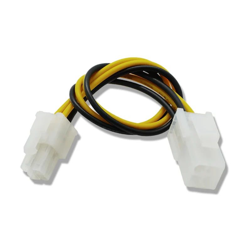 20Cm Il Miglior Prezzo 0.2M 8 Pollici Atx 4-Pin Maschio A 4 Pin Femmina Custodia Per Computer Pc Cpu Cavo Di Prolunga Adattatore Connettore