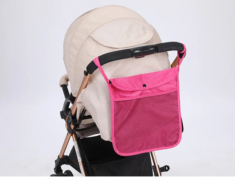 baby stroller accessories bag Baby Car Pocket Stroller Multi-layer Organizer Bag Trolley Transparent Hanging Mesh Bag Stroller Accessories Diaper Capacity Bag baby stroller accessories bag