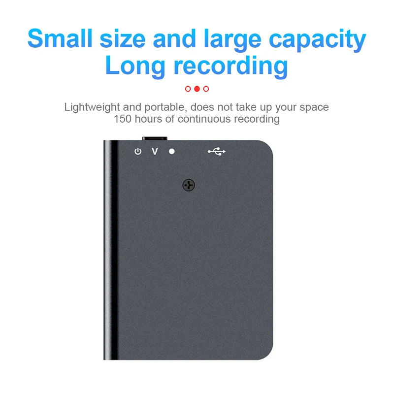 Q61 Mini Professional Dictaphone Ultra Thin HD Child Safety Encryption