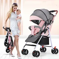 Poussettes Légères et Pliables pour Bébé, Quatre Roues, Vente en Gros 1