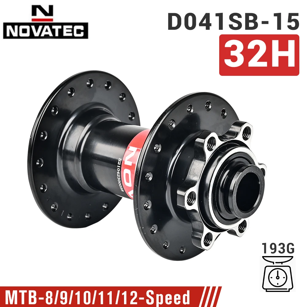Moyeux De Vélo NOVATEC D041/D042SB - Frein à Disque - 28/32 Trous - Neuves En Emballage - Compatibles SHIMANO/SRAM 8-11 Vitesses