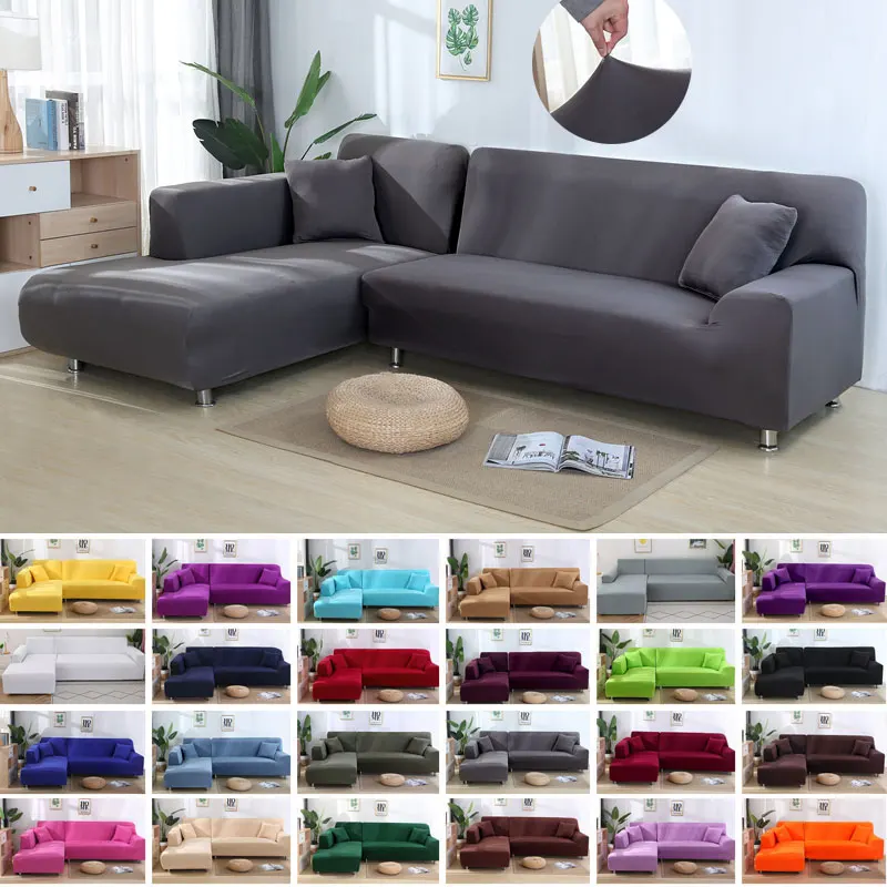 Elastic Stretch Sectional Sofa Covers For Living Room, 321 Couch Cover