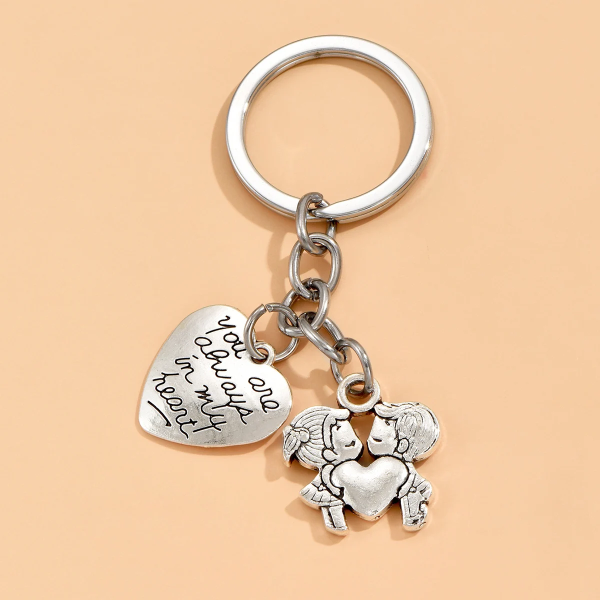 20pcs Heart Lover Keychain Gift for boyfriend and girlfriend