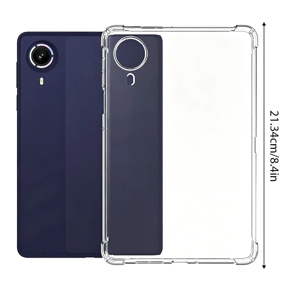 Crystal Clear Shockproof TPU Protective Case with Anti-Yellowing and Corner Cushioning