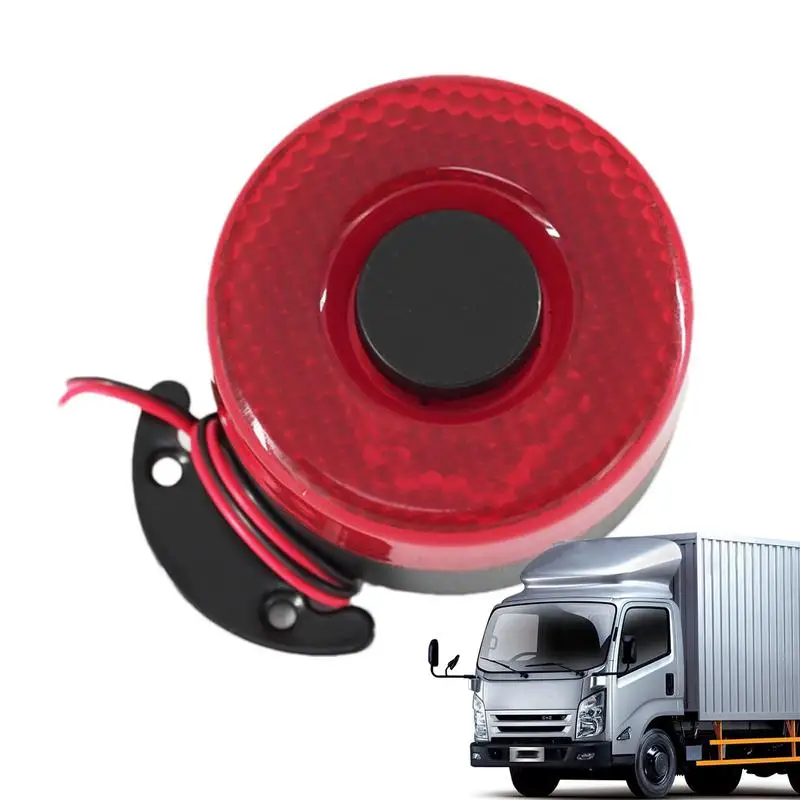 Allarme Di Backup 105Db Suono Forte Allarme Cicalino Auto 12V/24V Con Luce Auto Allarme Retromarcia Cicalino Sirena Impermeabile Universale Retromarci