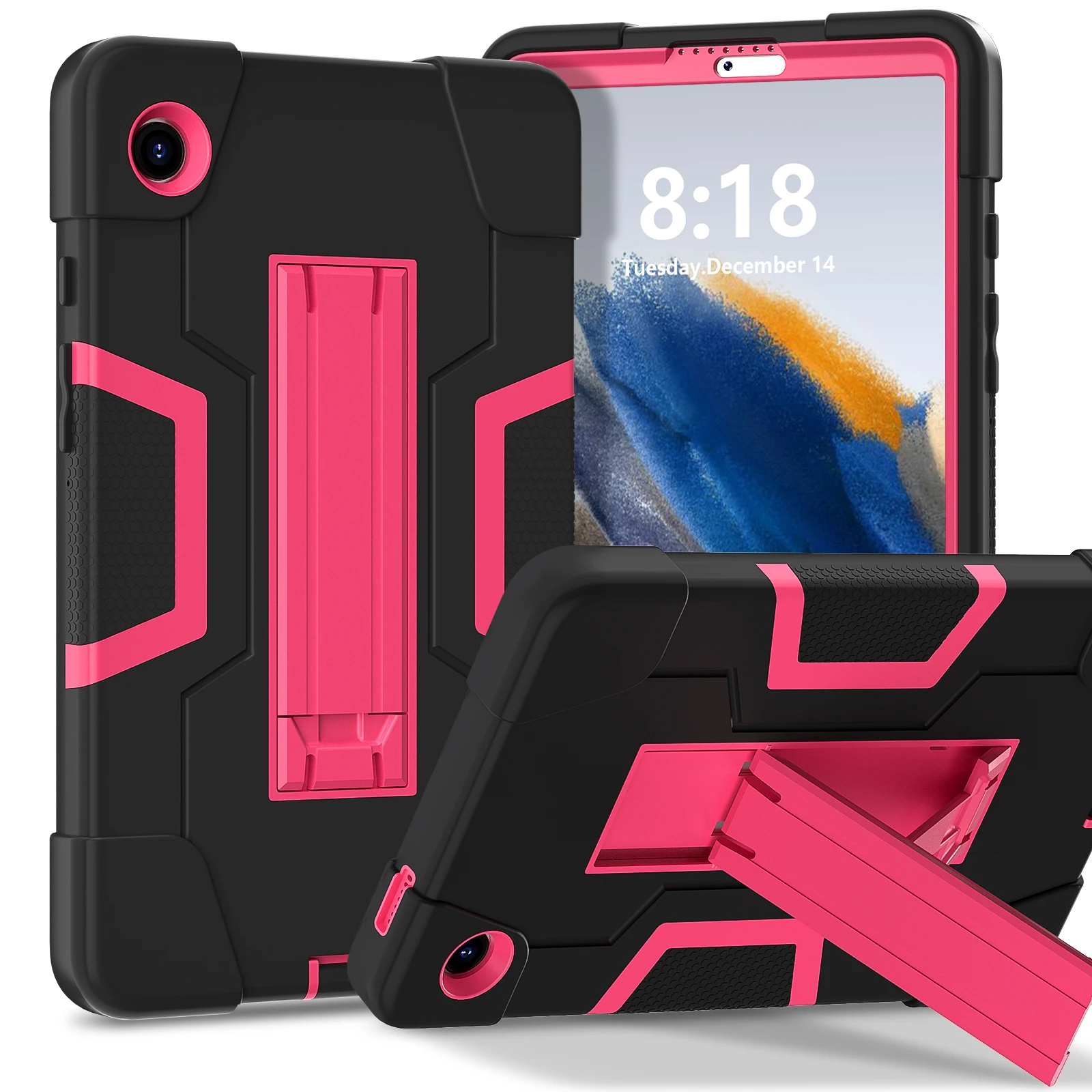 360-Degree Rotating Kids Tablet Case with Shoulder Strap