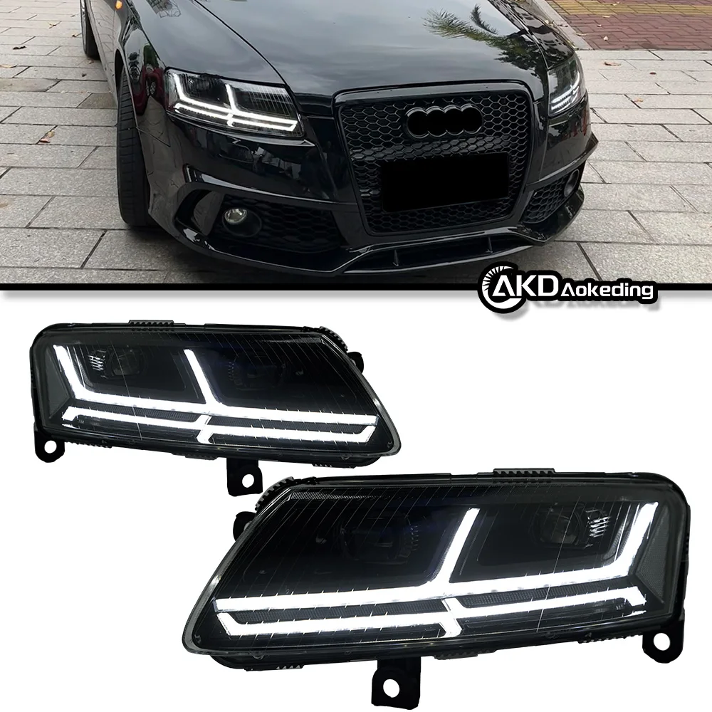 Akd Styling For Audi A6 Headlights 2005-2011 A6 C5 C6 Led Headlight Dynamic Signal Animation Drl Bi Xenon Auto Accessories - Car Light - AliExpress