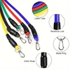 11pcs Beginner Fitness Equipment, Exercise Rubber Bands, Lightweight Resistance Bands, Fitness Training, Portable Elastic Bands 3