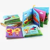 0-12Monthes Baby Cloth Book Fruits Animals Cognize Puzzle Book Infant Kids Early Learning Educational Fabric Books Toys игрушк 5