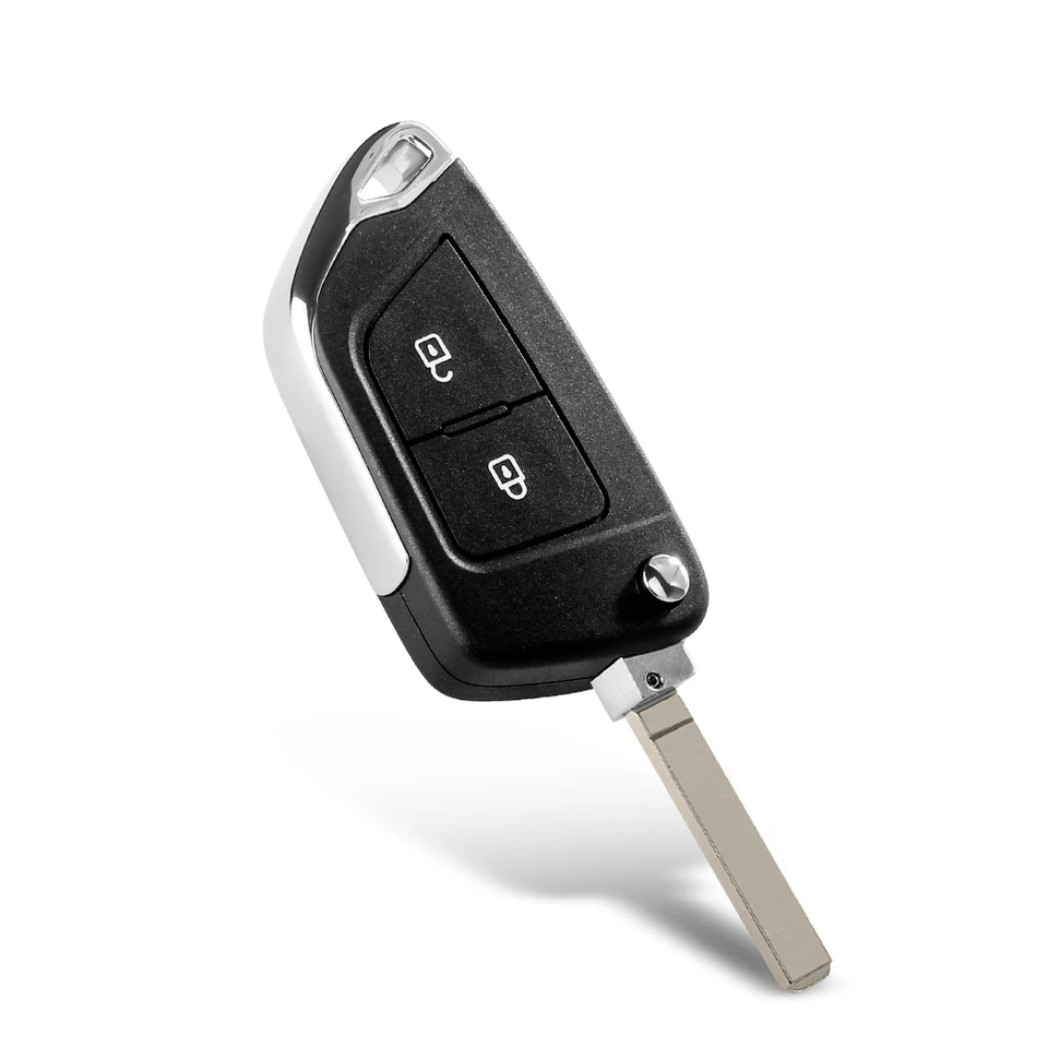 GUSCIO 3 Tasti Lama Piatta Con Vano Batteria Citroen C2 C3 C4 C5 C6 - Foto 3