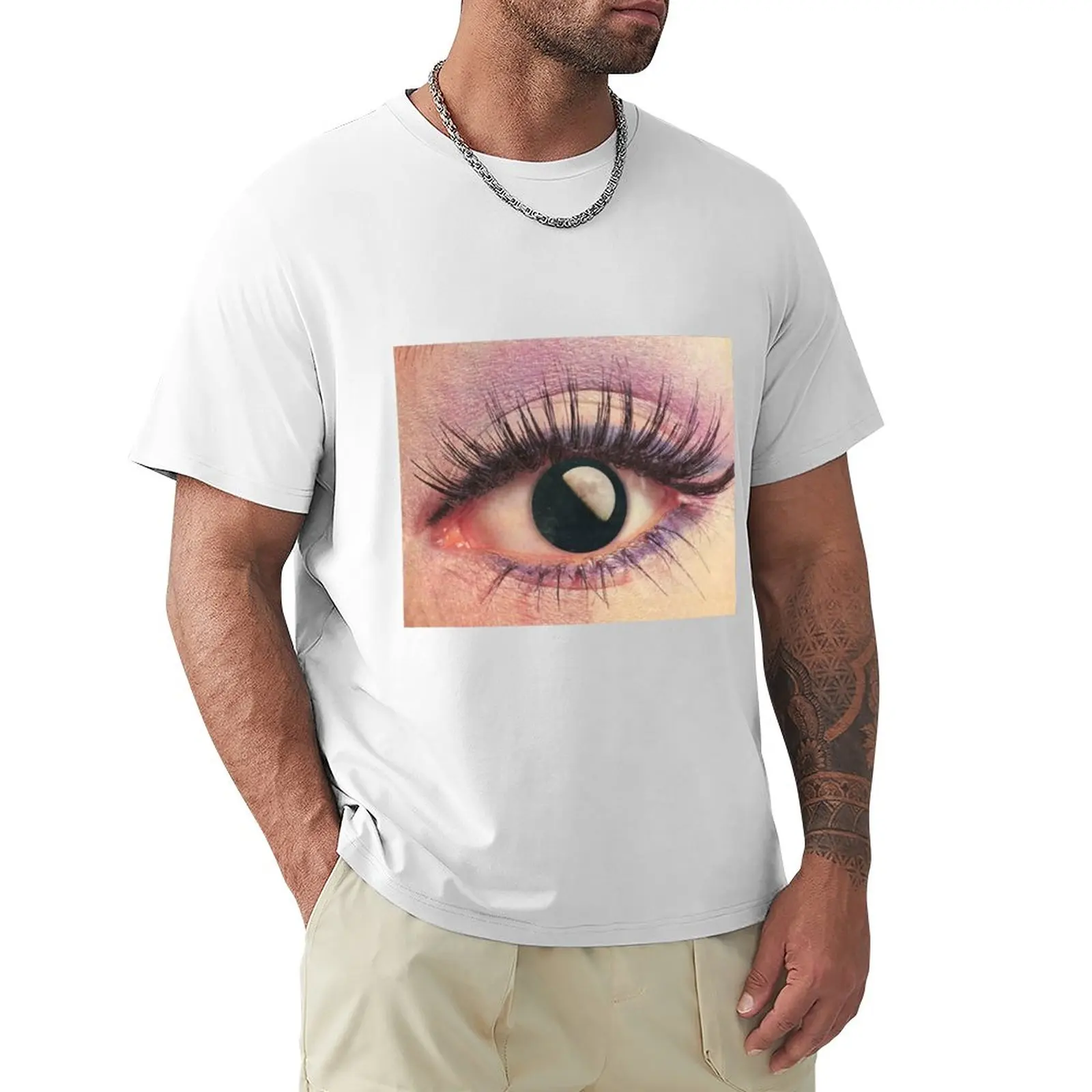 

Moonstruck T-Shirt summer top Short sleeve tee boys animal print mens white t shirts